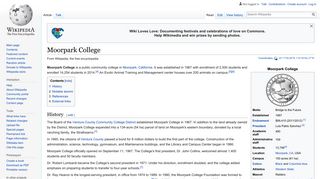 Moorpark College - Wikipedia