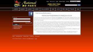 Your Account Information... - National Moparts