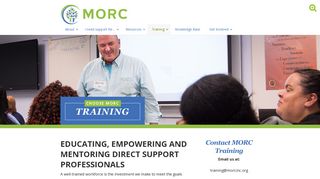 About MORC Training | MORC
