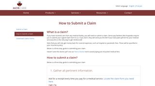 How to Submit a Claim | Morcare
