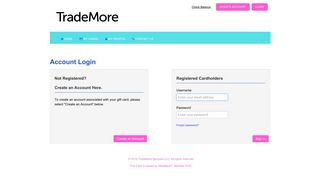 TradeMore - Account Login