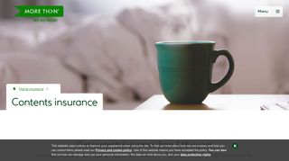 Contents insurance - home contents insurance quotes | MORE THAN