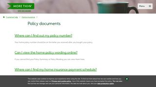 Policy documents | MORE THAN