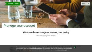 Your account | MORE THAN