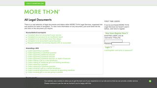 All Legal Documents - MORE TH>N