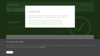 Online portal - more 2 life