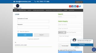 Login - Morevisas - Latest Immigration News