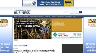 Morgan Federal Bank to merge with Golden Belt Bank - Fort Morgan ...