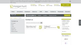 Morgan Hunt - London recruitment agency | contact details