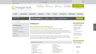 Morgan Hunt - Employers | Morgan Hunt Client Portal | Recruitment ...