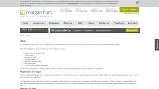 Morgan Hunt - Help