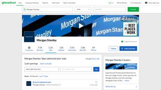 Morgan Stanley Taleo administrator Jobs | Glassdoor