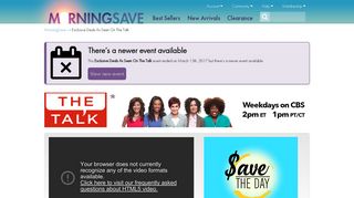Exclusive Deals As Seen On The Talk - MorningSave