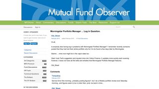 Morningstar Portfolio Manager ... Log in Question. - Mutual Fund ...