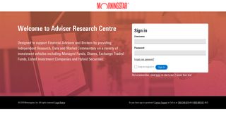 Morningstar Research Centre