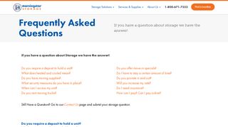 Frequently Asked Questions | Morningstar Storage