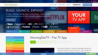 MorningStarTV - Fire TV App | Lightcast.com