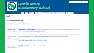 Login - Morris Grove Elementary School - Google Sites