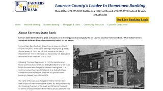 About Farmers State Bank