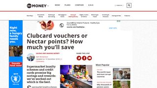 Clubcard vouchers or Nectar points? How much you'll save - Lovemoney