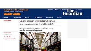 Online grocery shopping: when will Morrisons come in from the cold ...