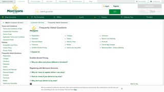 FAQs - Morrisons