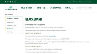 Blackboard | SUNY Morrisville