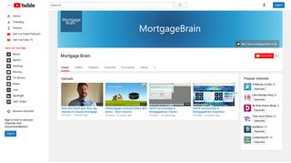 Mortgage Brain - YouTube