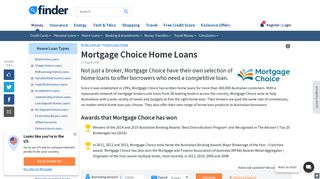 Mortgage Choice Home Loans Comparison | finder.com.au
