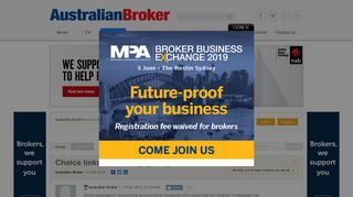 Choice links with Mortgage Ezy - Australian Broker