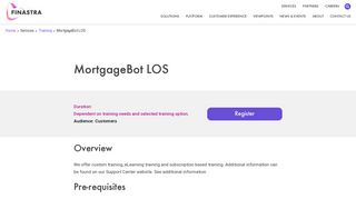 MortgageBot LOS | Finastra