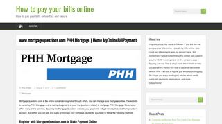 www.mortgagequestions.com PHH Mortgage | Home ...