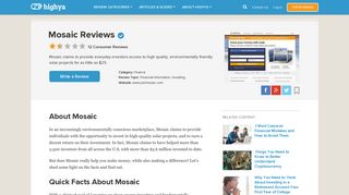 Mosaic Reviews - Is it a Scam or Legit? - HighYa
