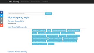 Mosaic qrelay login Search - InfoLinks.Top