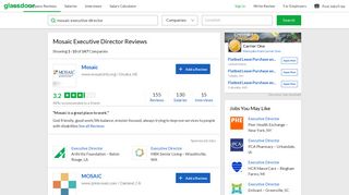 Mosaic Executive Director Reviews | Glassdoor