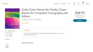 Evolve Exam Review for Mosby's Exam Review for Computed ...