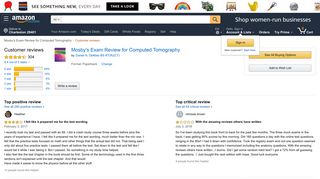 Customer reviews: Mosby's Exam Review for Computed Tomography