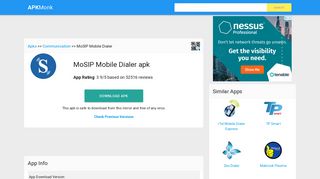 MoSIP Mobile Dialer Apk Download latest version - com.vox.mosippro