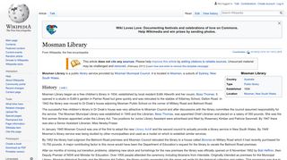 Mosman Library - Wikipedia
