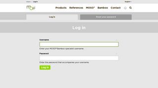 Log in | MOSO® Bamboo specialist