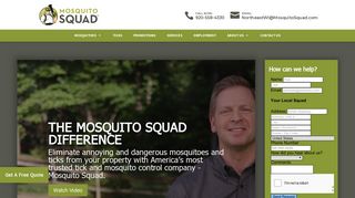 Mosquito Control & Tick Control Experts | Mosquito Squad
