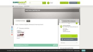 MOSS EXPRESS, Import-export - paper and cardboard, on ...