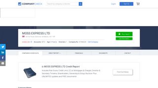 MOSS EXPRESS LTD. Free business summary taken from official ...