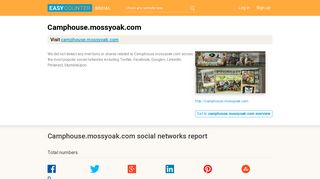 Camphouse Mossyoak (Camphouse.mossyoak.com) full social media ...