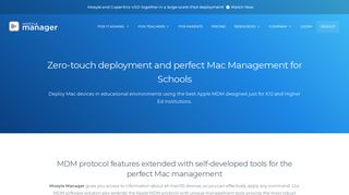 Mac Management solution for IT - Mosyle Manager MDM