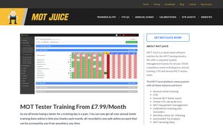 Tester Training by MOT Juice - MOT training delivered online