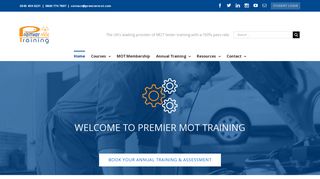 Home - Welcome to Premier MOT Training