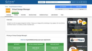 Virtual Garage Manager - Reviews, Pricing, Free Demo and Alternatives