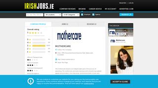 Mothercare Jobs and Reviews on Irishjobs.ie