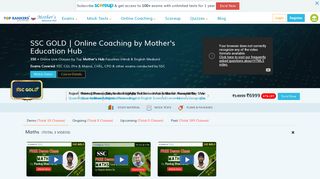 SSC Online Coaching Classes | Video Courses by Mother's Education ...